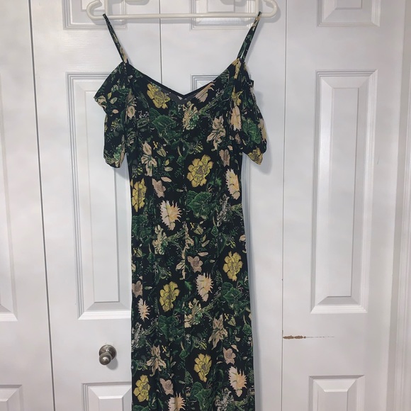 Club Monaco Off the Shoulder Floral Dress - Picture 1 of 5